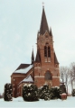Kościół Parafialny w Osobnicy zimą